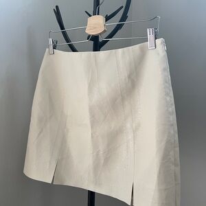 Chic Cream Mini Skirt size Large